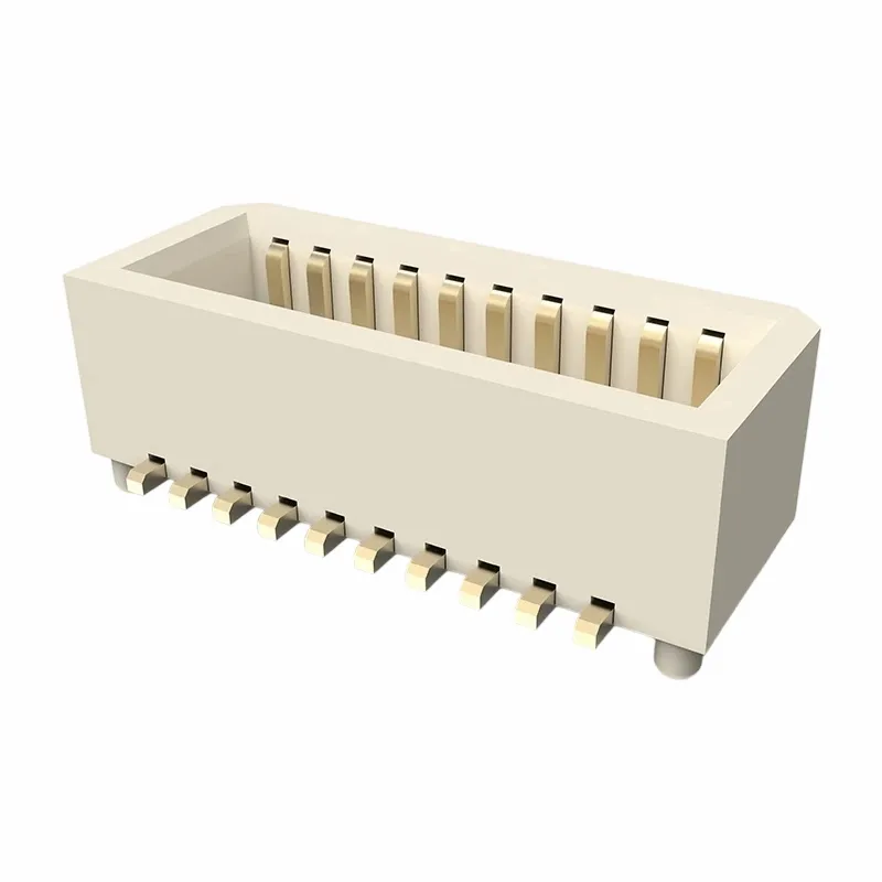0,8 mm stikkontakt dobbel rad rett smt