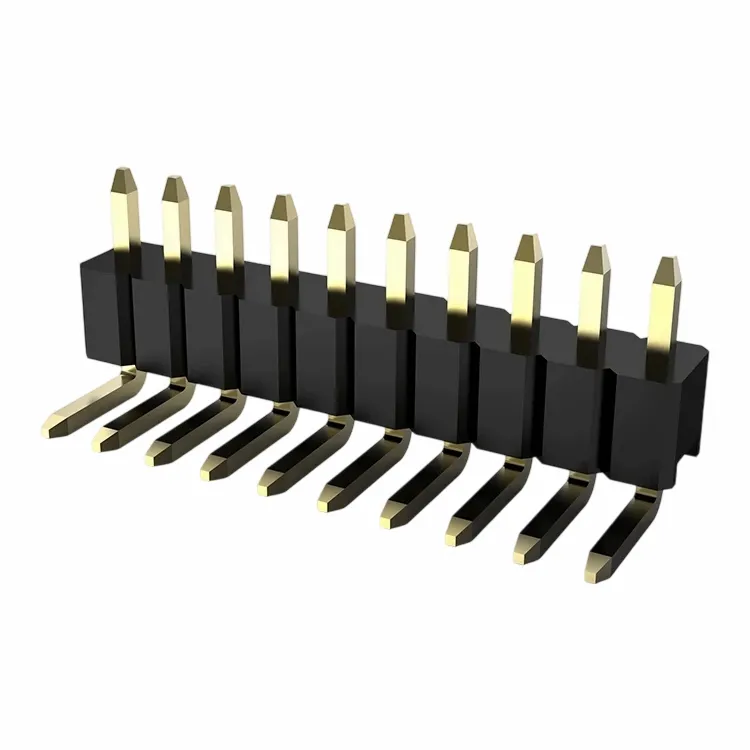 1,0 mm pin -header enkelt rad rett vinkel dukkert