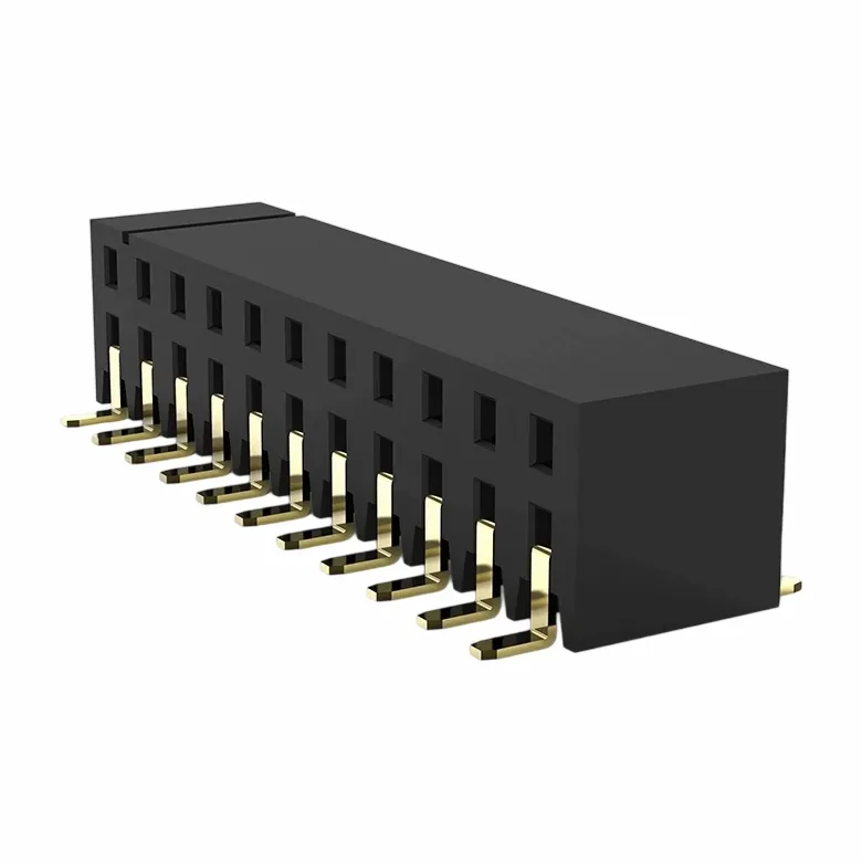 2,0 mm kvinnelig overskrift dobbel rad sideoppføring smt