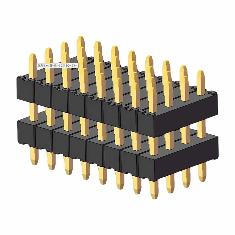 2,0 mm pin header fire rad rett