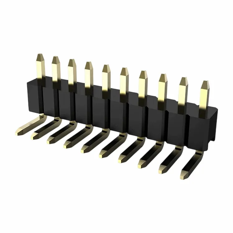 2,0 mm pin -header enkelt rad rett vinkel dukkert