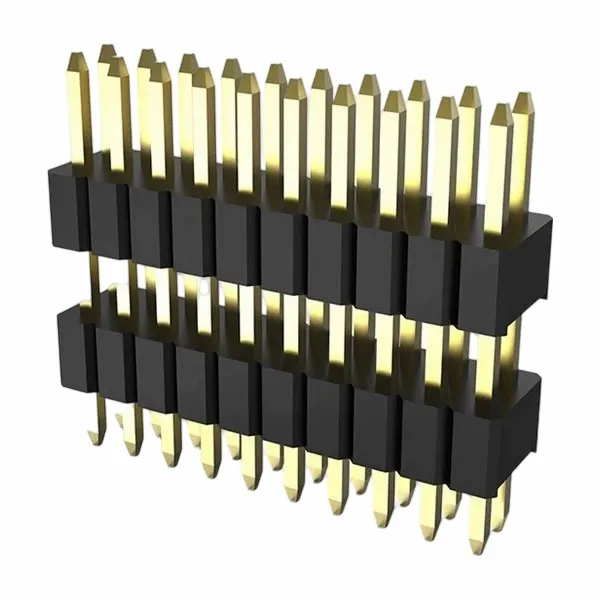 2,54mm pin -header dobbel rad rett