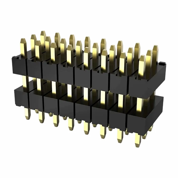 2,54 mm pin header tripple rad rett